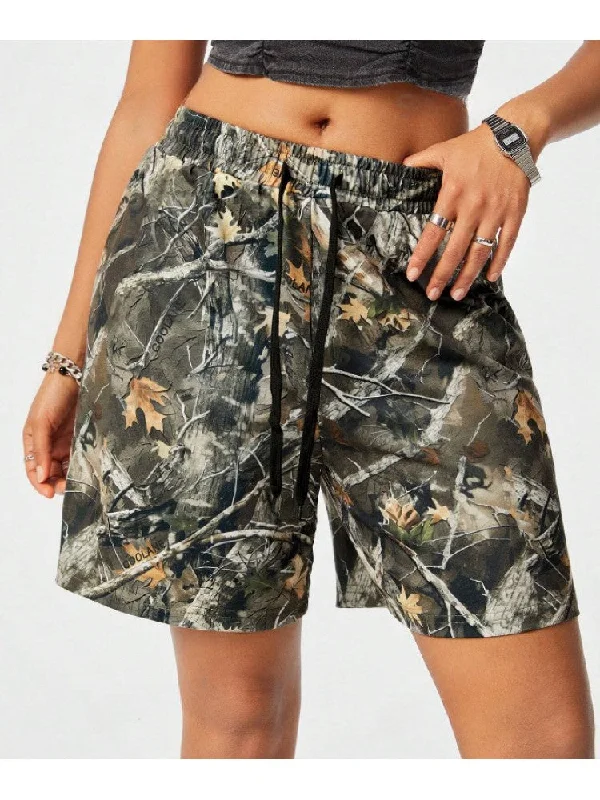 Brambles Camo Print Loose Shorts