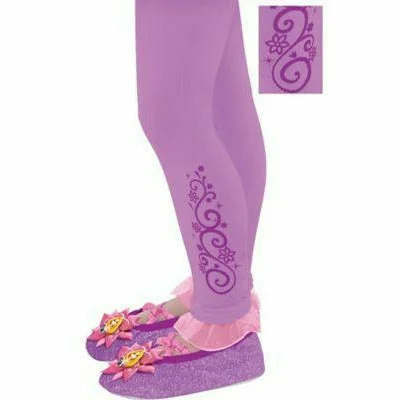 Kids Girls Footless Rapunzel Tights