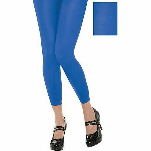 Adult - Footless Blue Tights