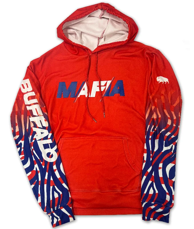 Mafia Stripes 2025 - Red Lightweight Hoodie