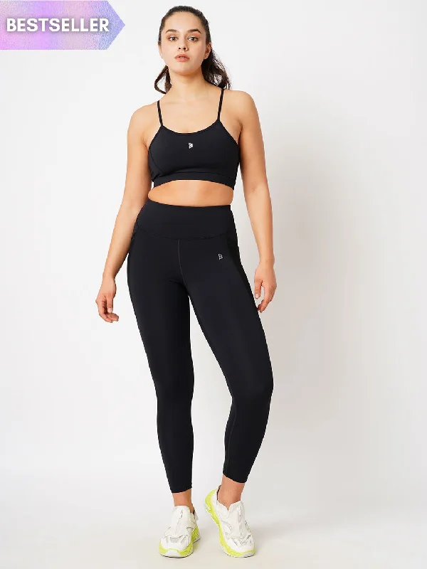 Core Black Performance Leggings