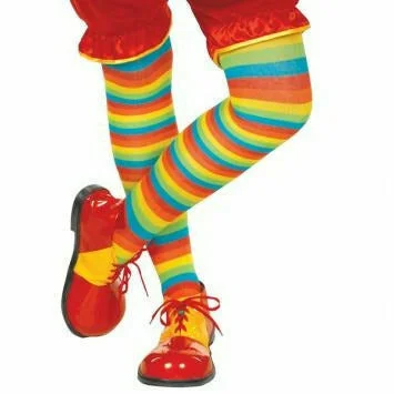 Adult - Rainbow Clown Tights