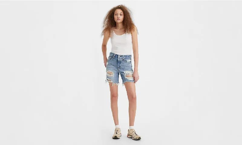 Levis 501 mid thigh short  858833-0051 camp point