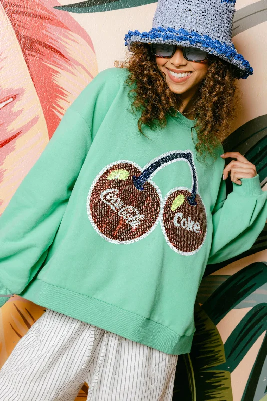 LICENSED- Green Cherry Coca-Cola® Sweatshirt